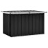 Caja de almacenaje para jardín gris antracita 109x67x65