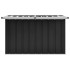 Caja de almacenaje para jardín gris antracita 109x67x65