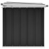 Caja de almacenaje para jardín gris antracita 109x67x65