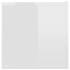 Mueble TV madera contrachapada blanco brillante 120x30x30