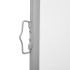 Toldo lateral retráctil color crema 160x600