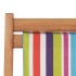 Silla de playa plegable tela y estructura de madera
