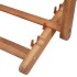 Silla de playa plegable tela y estructura de madera
