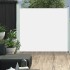 Toldo lateral retráctil de jardín color crema 170x300