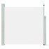 Toldo lateral retráctil de jardín color crema 170x300