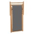 Silla de playa plegable madera maciza de teca