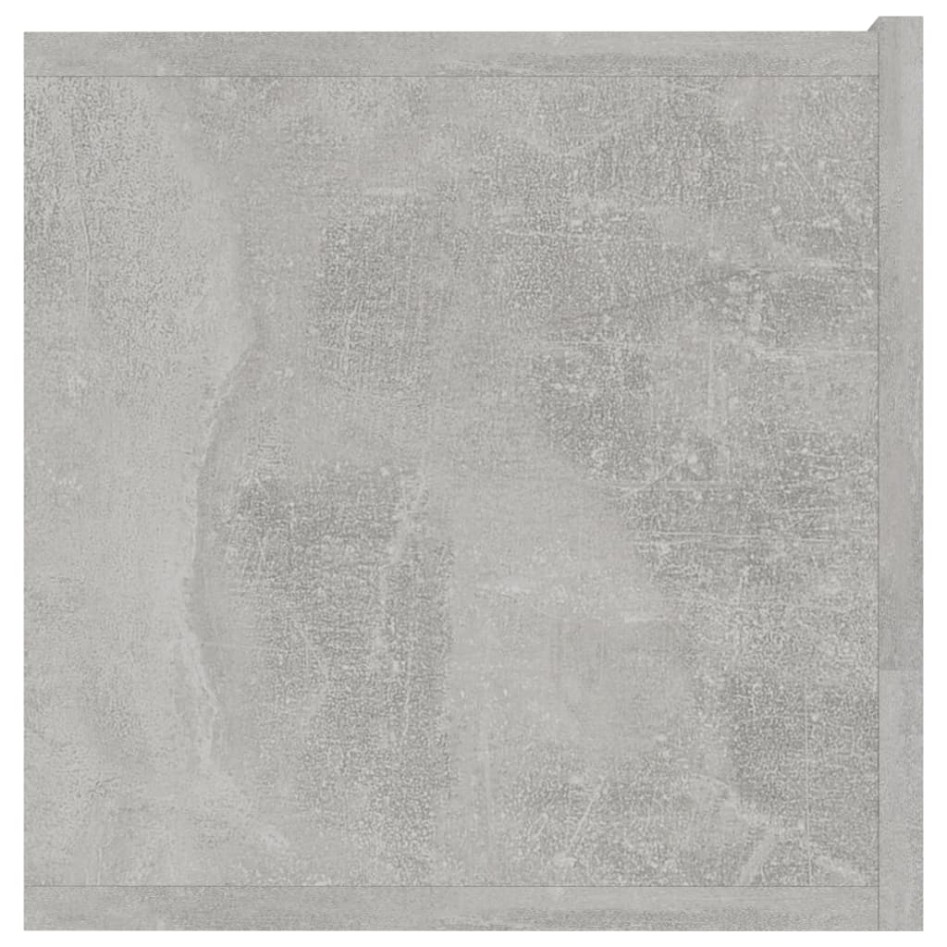 Mueble para TV madera contrachapada gris hormigón 120x30x30