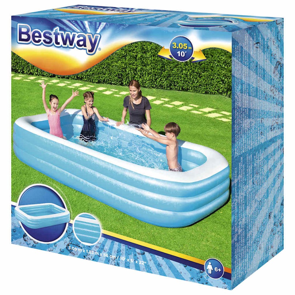 Piscina inflable 305x183x56