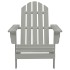 Silla con otomana y mesa jardín Adirondack macizo abeto