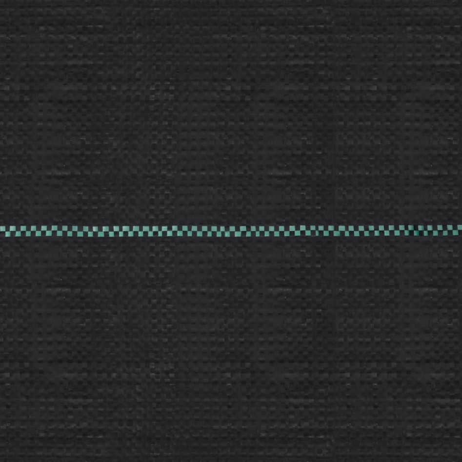 Estera de control de malezas y raíces PP negro 2x100