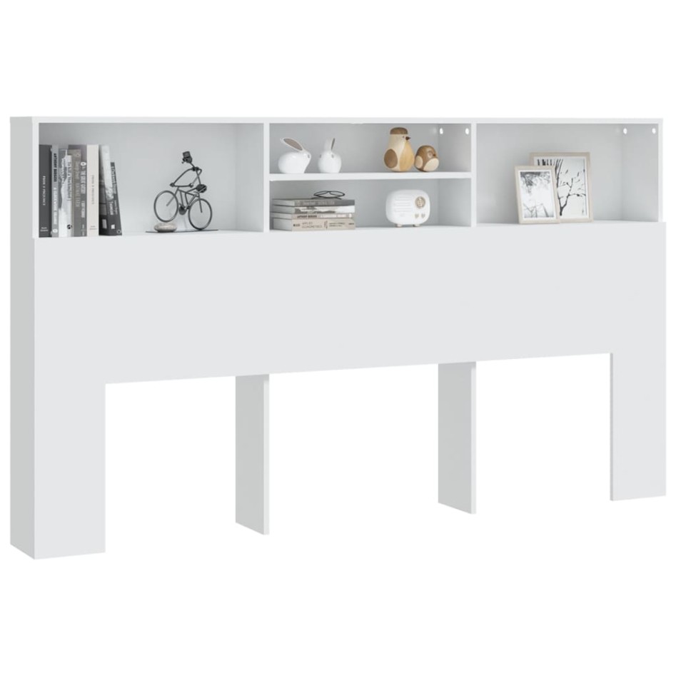 Mueble cabecero blanco 180x19x103,5