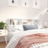 Mueble cabecero blanco 180x19x103,5