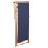 Silla de playa plegable de tela y estructura de madera