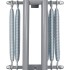Entrenador de abdominales en forma de L con cuerdas