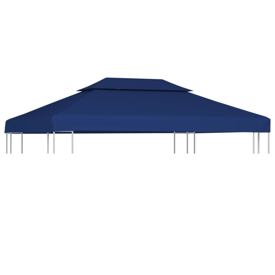 Toldo de cenador 2 niveles 310 g/m² 4x3 m