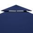 Toldo de cenador 2 niveles 310 g/m² 4x3 m