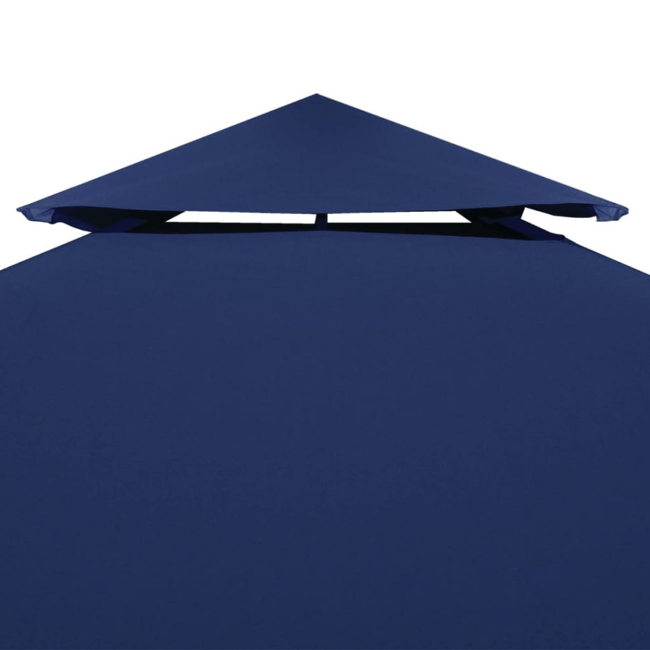 Toldo de cenador 2 niveles 310 g/m² 4x3 m