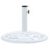 Base de sombrilla de hierro fundido blanco 12 kg 48
