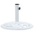 Base de sombrilla de hierro fundido blanco 12 kg 48