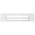 Mueble de TV con luces LED blanco brillante 135x39x30