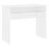Escritorio de madera contrachapada blanco 90x50x74