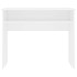 Escritorio de madera contrachapada blanco 90x50x74