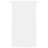 Escritorio de madera contrachapada blanco 90x50x74