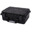 Maletín protector de equipo negro 40,6x33x17,4 cm