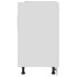 Armario inferior contrachapada blanco brillo 80x46x81,5