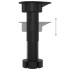 Armario inferior contrachapada blanco brillo 80x46x81,5