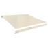 Toldo de lona blanco crema 4x3 m (sin