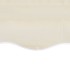 Toldo de lona blanco crema 4x3 m (sin