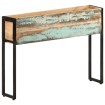 Jardinera de madera maciza reciclada 90x20x68 cm
