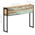 Jardinera de madera maciza reciclada 90x20x68