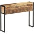 Jardinera de madera maciza reciclada 90x20x68