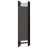 Biombo divisor de 6 paneles gris antracita 240x180