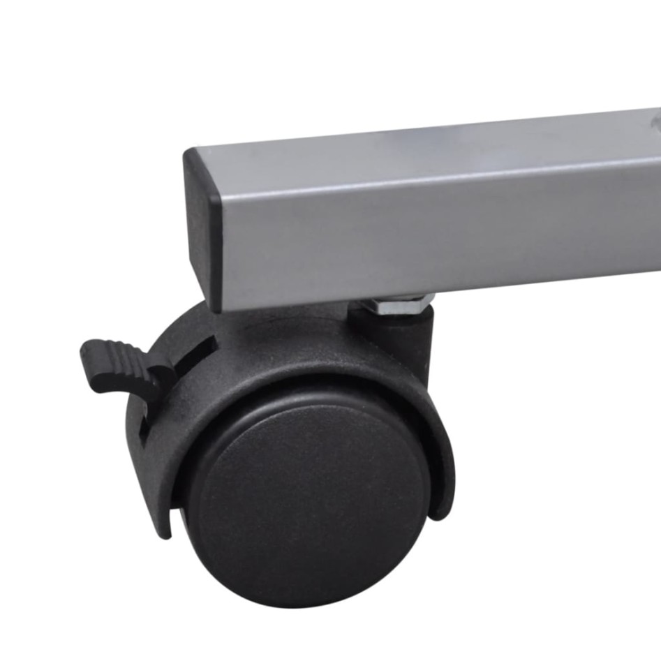 Escritorio compacto de ordenador con bandeja de teclado