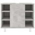 Armario de baño contrachapada gris hormigón 60x32x53,5