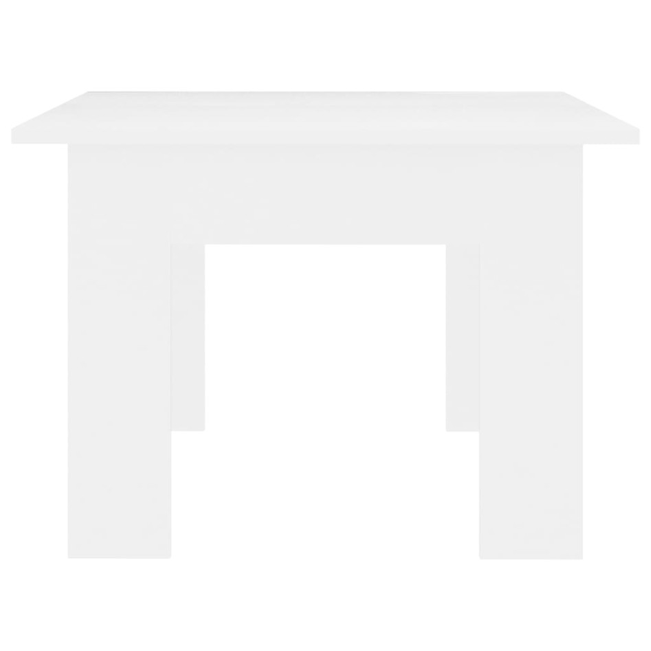 Mesa de centro madera contrachapada blanco 100x60x42