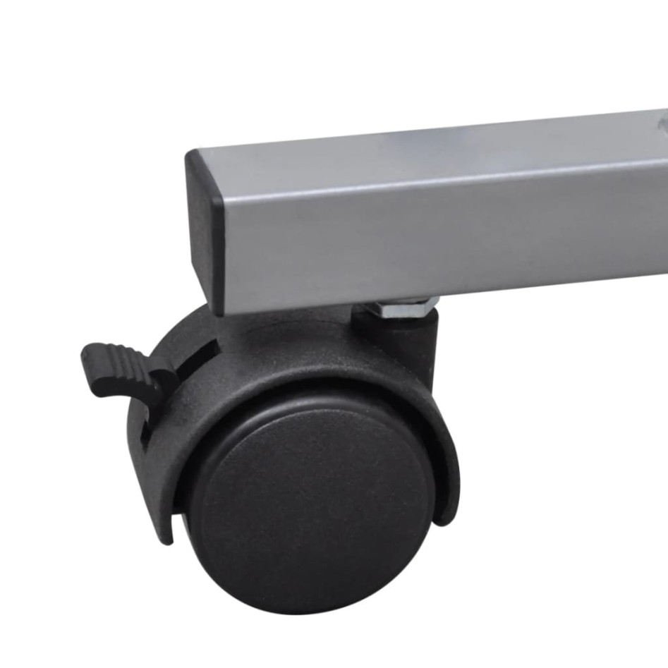 Escritorio compacto de ordenador con bandeja de teclado