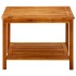 Mesa de centro de madera maciza de acacia 60x60x45