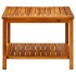 Mesa de centro de madera maciza de acacia 60x60x45