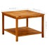 Mesa de centro de madera maciza de acacia 60x60x45