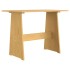 Mesa de comedor con banco REINE madera maciza pino marrón