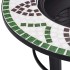 vidaXl Brasero de mosaico cerámica verde 68