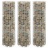 Arriate gaviones circular 3 uds acero galvanizado Ø30x100