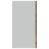 Armario vitrina colgante madera roble ahumado 80x31x60