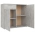 Aparador de madera contrachapada gris hormigón 80x36x75
