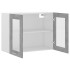 Armario colgante cocina contrachapada gris hormigón 80x31x60