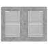 Armario colgante cocina contrachapada gris hormigón 80x31x60